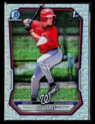 2026 Bowman Prospects Mojo Refractor Coy James Washington Nationals #BCP-33