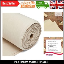 Tessuto Calico Naturale Nero 10m | 100% Cotone, 225GSM, Larghezza 60 Pollici | Perfetto...