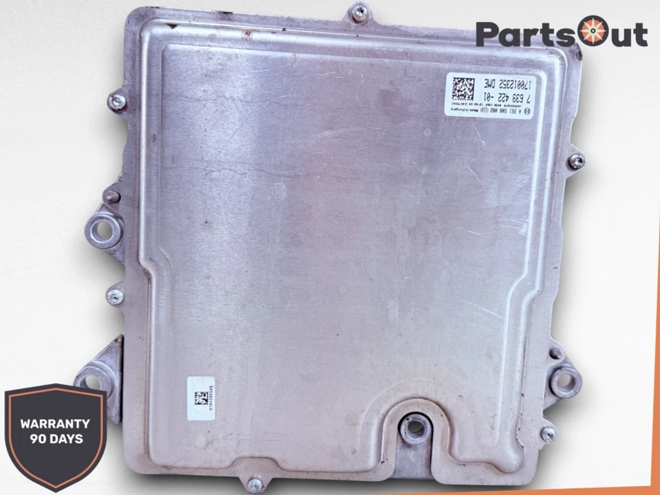 BMW X5 X6 2012-2014 Computadora Cerebro Motor Control ECU Módulo ECM 7639422 OEM Foto 4 de 4