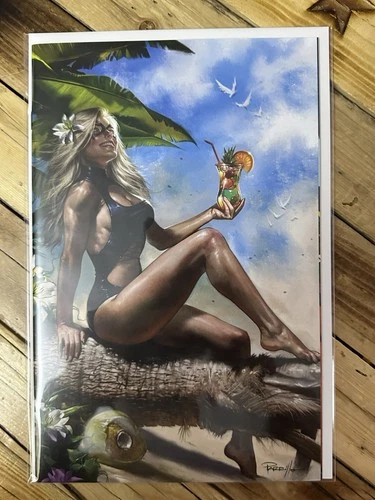MARVEL SWIMSUIT SPECIAL #1  LUCIO PARRILLO EXCLUSIVE BLACK CAT VIRGIN