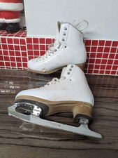 Jackson Elle Ice Skates Figure Skates Size 2 W UK 12.5 Girls Have A Few Scuffs