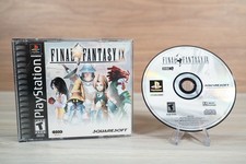 Final Fantasy IX 9 Sony PlayStation 1 PS1 Black Label CIB no manual clean