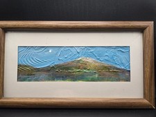 Original Acrylic Painting "Majestic Mountain" By Glee Fenby Framed