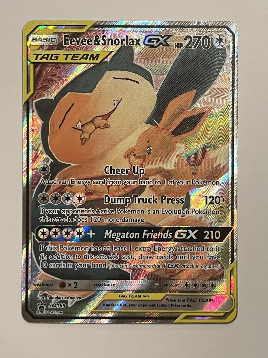 Eevee & Snorlax GX 171/181 Sm-Team Up for sale | eBay