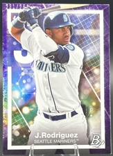2021 Bowman Platinum Precious Elements Julio Rodriguez PE-9 Purple /250