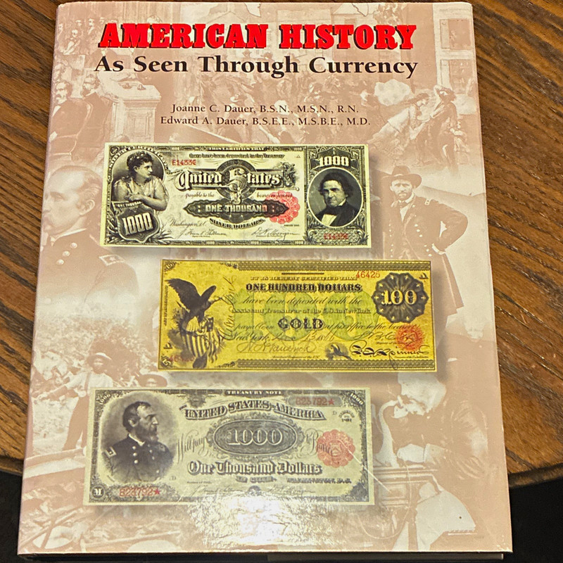 American History As Seen Through Currency Book - U.S. History & Money Collecting