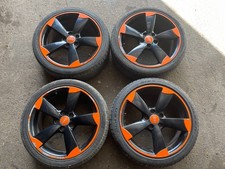 AUDI A3 8P S-LINE COMPLETE SET OF 4 GENUINE AUDI ROTOR ALLOYS 8P0601025BS 7.5x18
