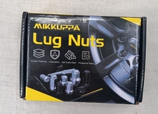 MIKKUPPA 20Pcs M12X1.25 Red Chrome Lug Nuts for Wheels, see below