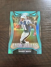 2025 Certified Randy Moss Immortals Teal /75 Patriots 