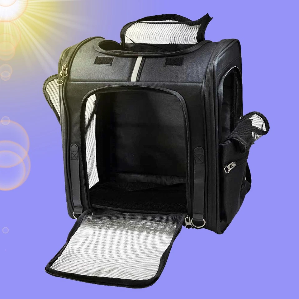 Hunde Katze - 8 kg ❤️ RUCKSACK ❤️ Tragetasche Reise Transportbox Auto Urlaub - Bild 3 von 3