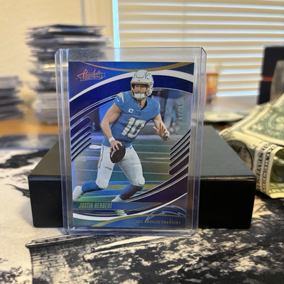 Panini 2025 Absolute Justin Herbert #11 Spectrum Blue /50 Chargers