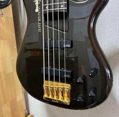 ROCKOON RB-855S KAWAI 5-String Bass 1989 White Ash USA Made in