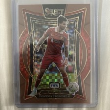 24-25 Panini Select FIFA Dominik Szoboszlai Bronze Checker Prizm /75 Liverpool