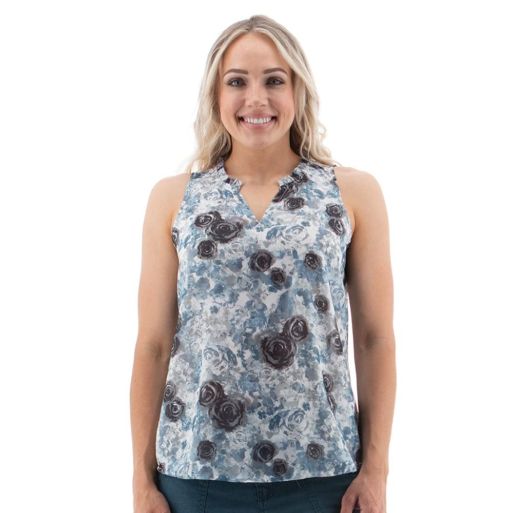Майка Aventura Clothing Etta синего цвета, Размер XS
