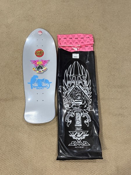 Natas Kaupas SMA Santa Monica Airlines Tabla de Skate Silver Foil Blind Bag