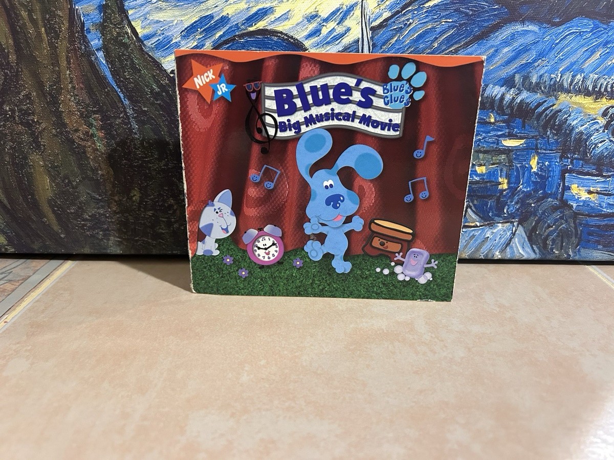 BLUES CLUES Blue's Big Musical Movie Soundtrack CD 2000