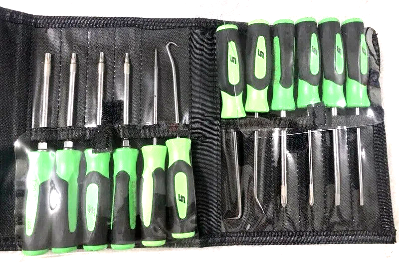 スナップオン MINI12PAKO セット Snap-on Tools RARE 12pc ORANGE Hard Grip Mini Screwdriver