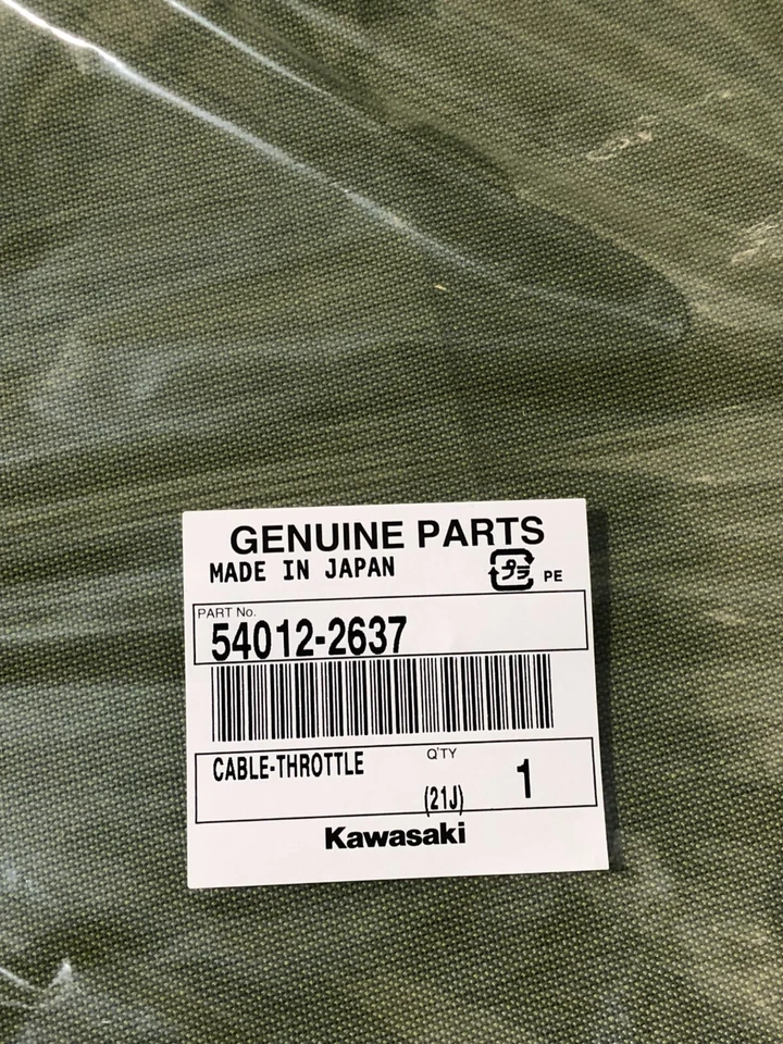 ACELERADOR CABLE Kawasaki 54012-2637 original OEM Foto 3 de 4