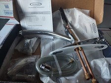 Legacy Single Handle Kitchen Faucet with Spray Polished Chrome 2LG161 4 hole 8"