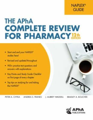 APhA Complete Review for Pharmacy by Peter A. Chyka (2017, Trade Paperback)