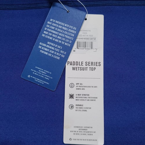 Hurley Kai Lenny Paddy Series Coast Guard Hooded Wet Suit Surf Top Mens Medium - Picture 10 of 16