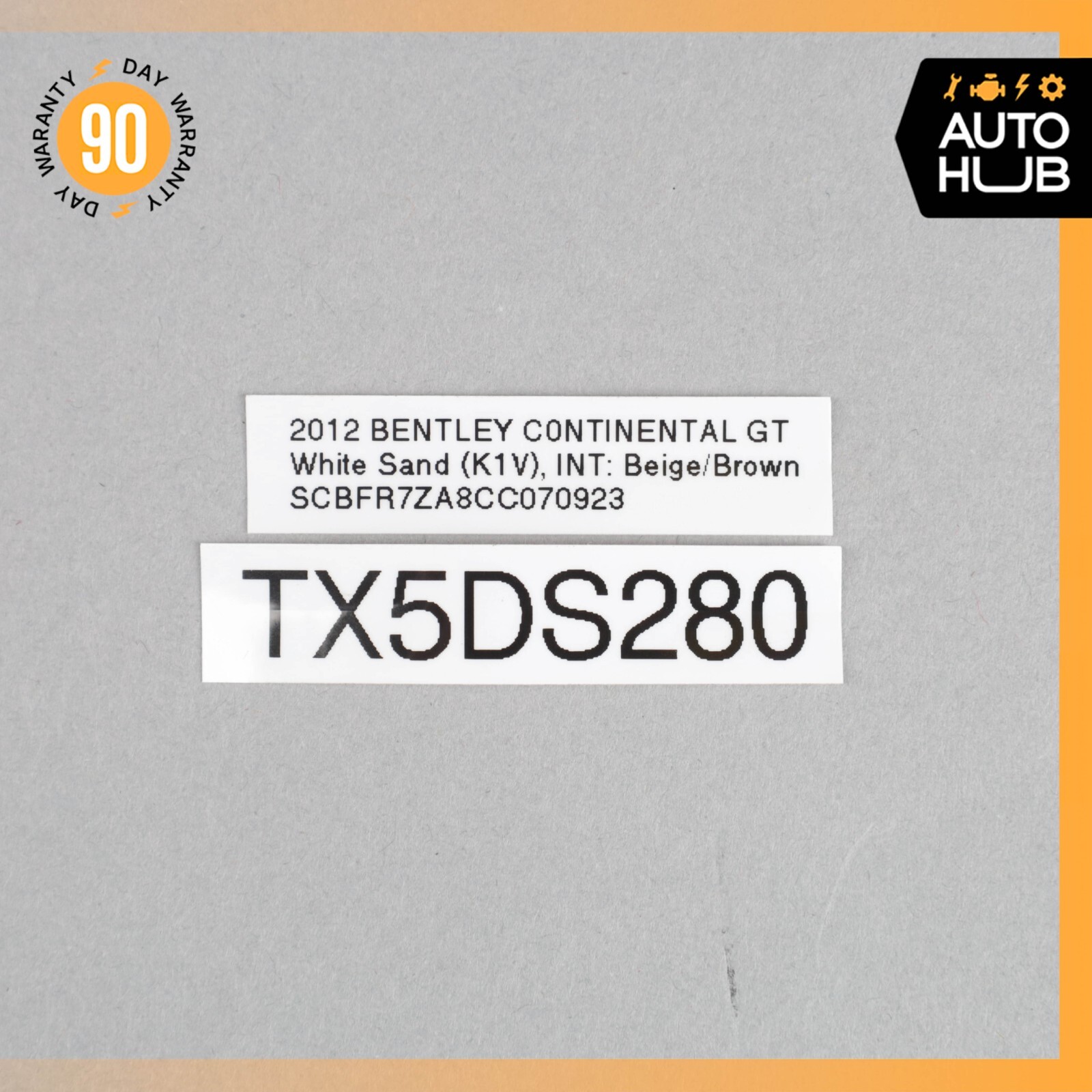 07-17 Bentley Continental GT Coupe Rear Spoiler Blade Wing 3W8827931G OEM 56k