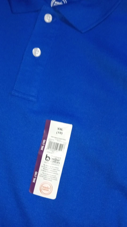 Lot Of 11 Boys Polo School Shirts Size 18 Red And Blue - Image 3 of 3