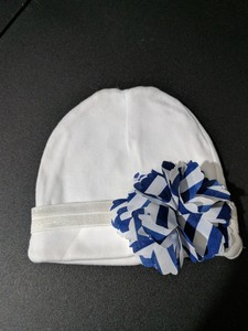 baby girl white hat