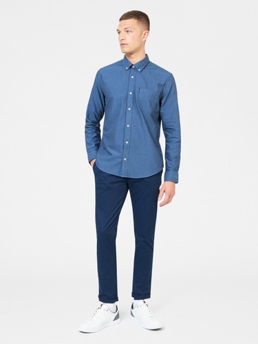 Ben Sherman Mens Button-Down Collar Oxford Shirt, Long Sleeved, Regular Fit - Picture 11 of 78