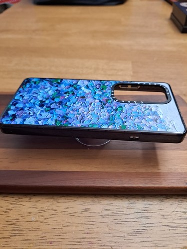 Casetify Impact Samsung Galaxy S25 Ultra Case- Nantucket Blue Hydrangeas- black - 第 5/6 張圖片
