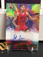 2022-23 Hoops Rookie Ink Hyper Gold Justin Lewis Auto Bulls #RI-JLW SP RC 🔥