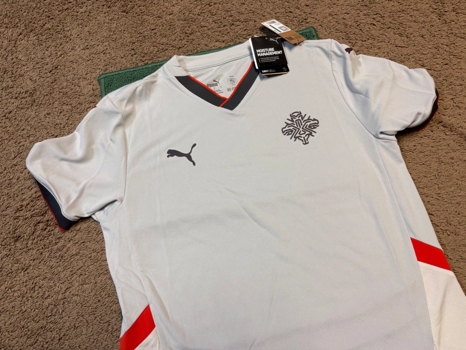 Camiseta de fútbol Puma Iceland 24/25 visitante gris talla grande 773961-02 Foto 3 de 4