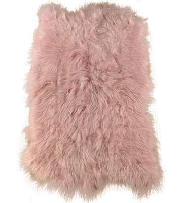 fell teppich pink