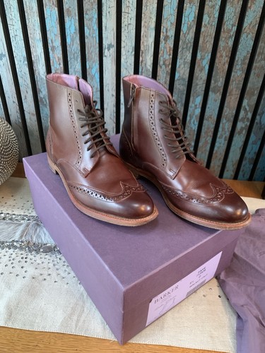 Women’s Barker Faye walnut calf brogue ankle boot Size 5.5 / 5 ½ Nearly new - Picture 2 of 7