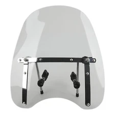 Motorcycle Windshield Windscreen Highway Custom Smoked 22/25mm Bars Fitting Kit