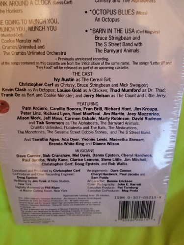 Sesame Street SEALED Longbox Cassette Tape Born to Add Springsteen Parody - Picture 8 of 18