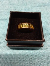 Size 7 VYGold Over Sterling Silver American Natural Peridot Ring 2.15 TCW 548 