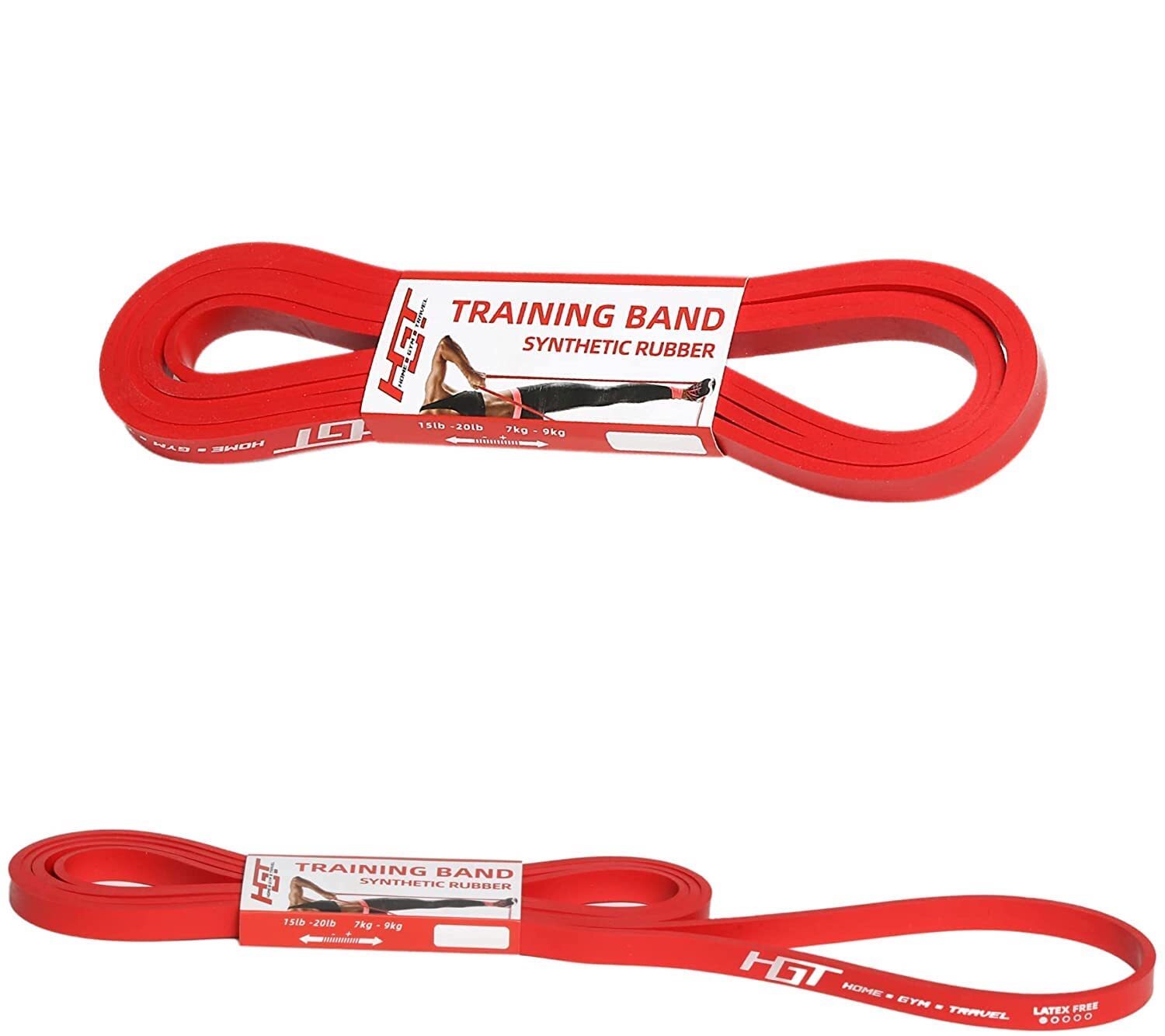 HGT Long Resistance Band - Extra Strength Latex-Free Workout Band for Women &...