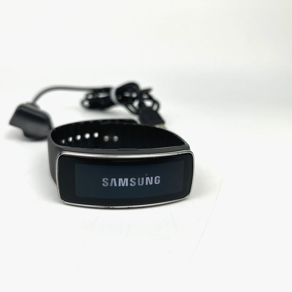 Samsung Galaxy Gear Fit Smart Watch Activity Tracker - Black (SM-R350) WORKS! - Image 2 of 4