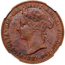 EAST AFRICA PROTECTORAT 1 Pice 1898 NGC AU  Victoria 