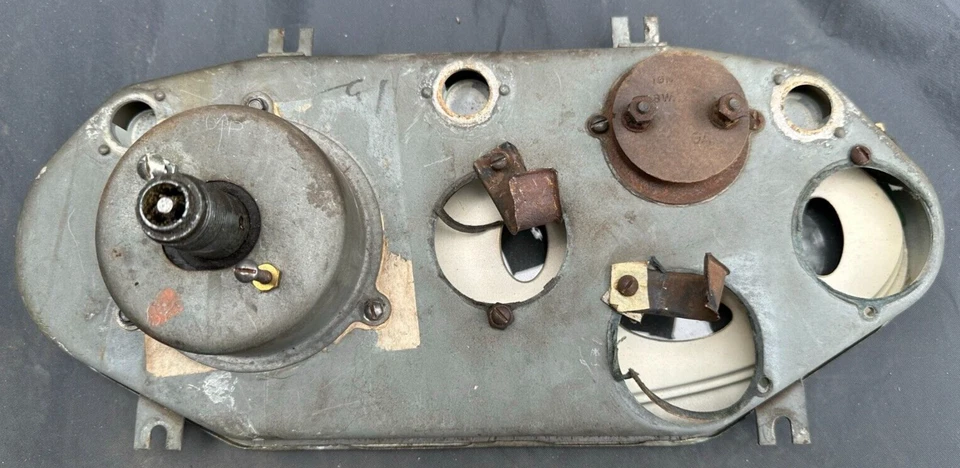 Medidor de velocímetro de tablero 1934 inserción en racimo Plymouth cupé sedán PE lujo personalizado Foto 2 de 2