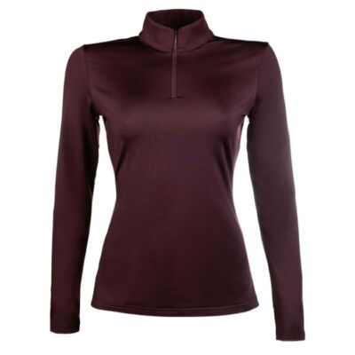 HKM Funktionsshirt bordeaux, Damen, langarm