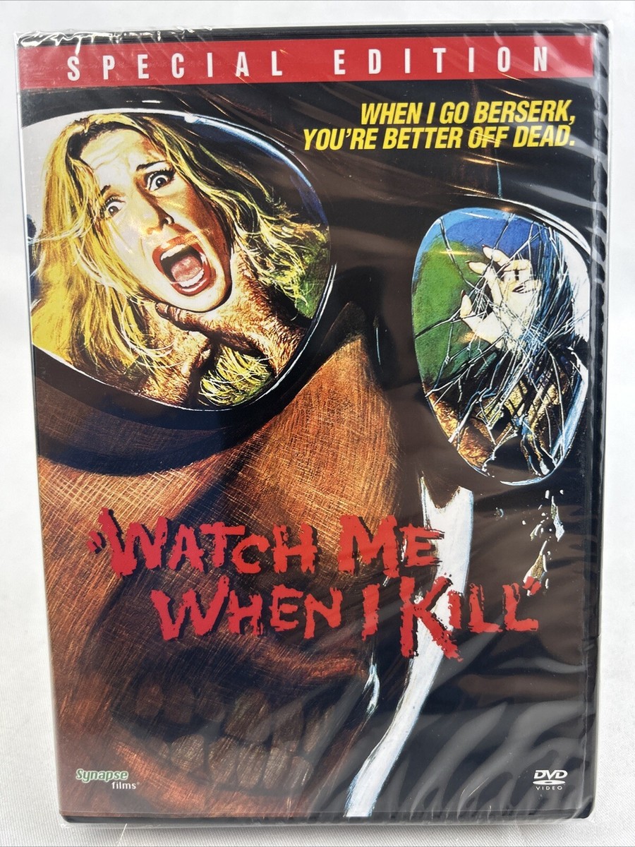 WATCH ME WHEN I KILL (DVD, 1977) Synapse Films Horror Suspense NIB NEW  SEALED