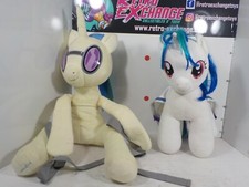 V My Little Pony DJ PON3 Mochila Abrazable y Build a Bear DJ Lote