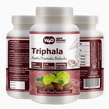 Triphala Tablets, 300 Pills 5 Month Supply 500mg - Amla, Haritaki & Baheda