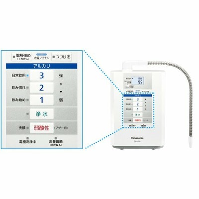 Panasonic Alkaline Ion Water Treatment TK-AS30-W AC100V (Pearl 