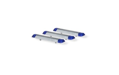 RIETZE Zubehör Teile 1:87 Hella RTK 7 Blaulichtbalken silber/blau H0 70247