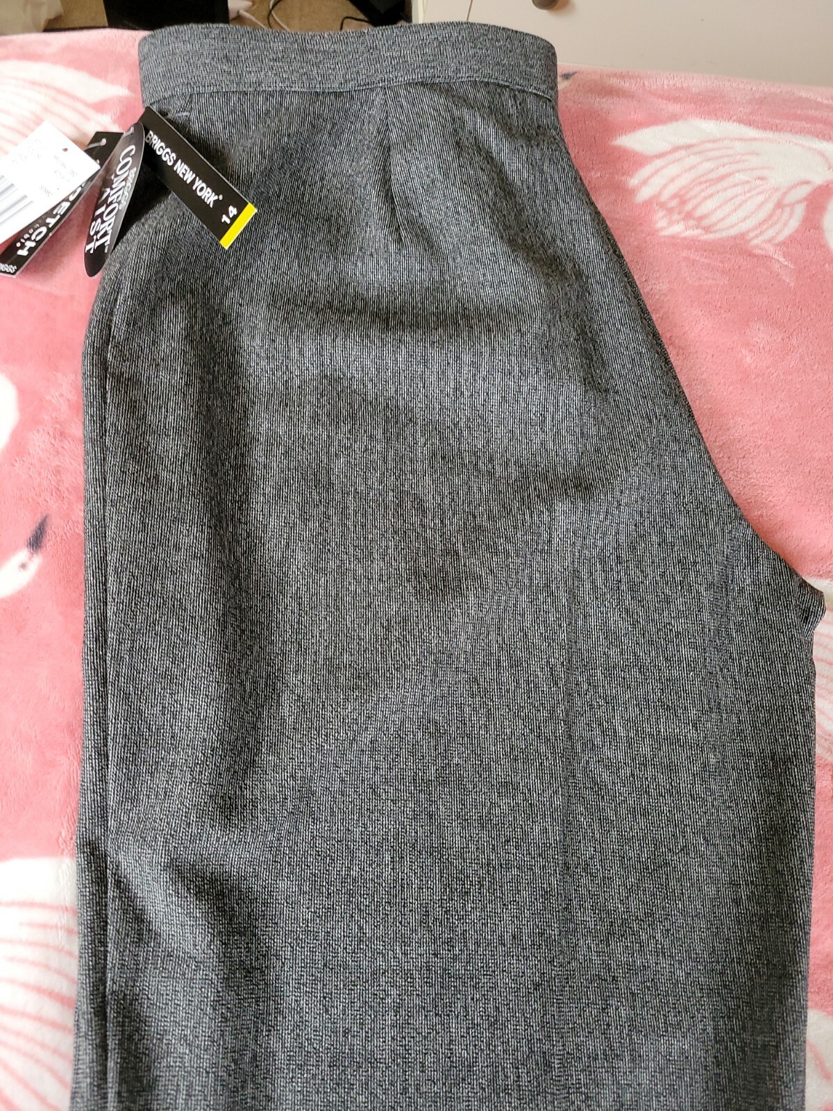 BRIGGS NEW YORK WOMENS DRESS SLACKS WITH COMFORT WAIST SIZE 14 NWT  824235335962 | eBay