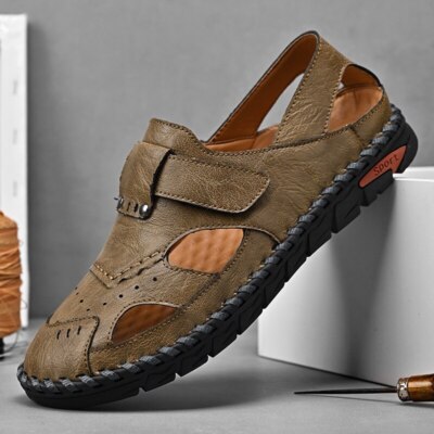Summer Men Sandals Fashion Non-slip Outdoor Beach Walking Sport Casual Shoes 