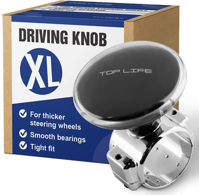 Steering Wheel Knob for Truck XL Driving Knob for Thick Steering Wheels Spinner